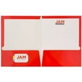thumbnail image 4 of JAM School Assortment, Blue, 7/Pack, 4 Glossy Folders, (2) 3/4 Inch Binders & 1 Blue Journal, 4 of 8