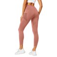thumbnail image 2 of Compression Leggings for Women High Waisted No Front Seam Lounge Yoga Legging Workout Tummy Control Gym Yoga Pants Pink M, 2 of 4