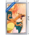 thumbnail image 3 of Pokémon - Charizard 006 Wall Poster, 14.725" x 22.375" Framed, 3 of 5