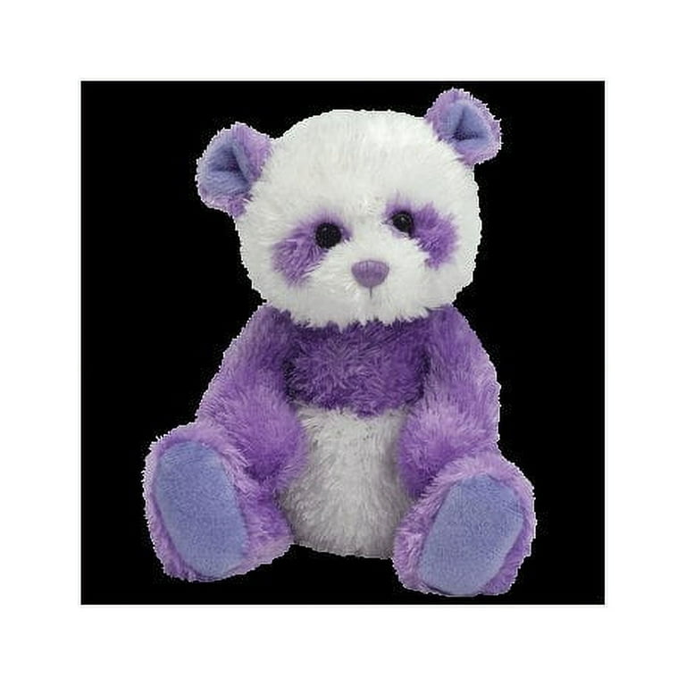 TY Beanie Baby DANCY the Purple Panda Bear (Internet Exclusive