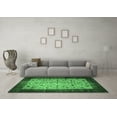 thumbnail image 3 of Ahgly Company Indoor Round Persian Emerald Green Bohemian Area Rugs, 8' Round, 3 of 4