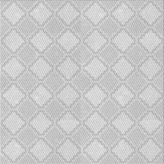 Ahgly Company Machine Washable Indoor Square Transitional Platinum Gray Area Rugs, 7' Square