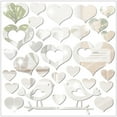 thumbnail image 1 of Heart Birds Mirror Wall Decor Mirror Surface Wall Sticker Acrylic Mirror Wall Decor Mirror Wall Decal, 1 of 7