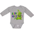 thumbnail image 3 of Inktastic Happy Mardi Gras Big and Little Alligators with Beads Boys or Girls Long Sleeve Baby Bodysuit, 3 of 5