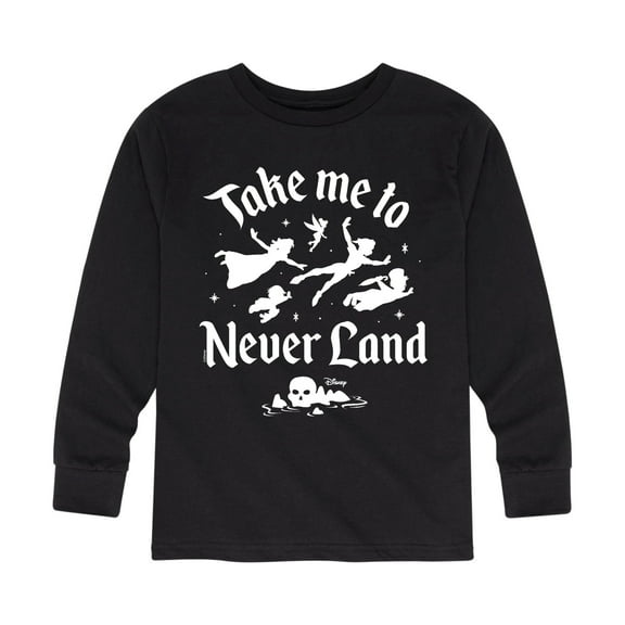 Disney - Peter Pan - Take Me to Neverland - Toddler And Youth Long Sleeve Graphic T-Shirt