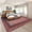 Pink, variant on Hasoo Washable Living Room Area Rug 5x7 Modern Braided Printed Neutral Non-Slip Soft Low Pile Indoor Brown Carpet
