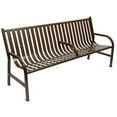 thumbnail image 2 of Witt Outdoor Slatted Metal Bench, 2 of 6