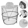 thumbnail image 4 of 2 piezas de sombrero portátil para apicultor, práctico sombrero de red para la cabeza, sombrero profesional con red para insectos, accesorio para apicultor, 4 of 7