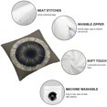 thumbnail image 4 of Wuche Green Sun Sunrise Sunshine Lumbar Pillow Covers  Sunset Boho Abstract Rectangle Pillow Cases Bohemian Throw Pillows Set of 2 Beachy Room Decor Aesthetic For Couch Multiple specifications, 4 of 6