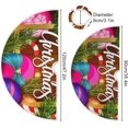 thumbnail image 3 of FMSHPON Christmas Baubles Xmas Christmas Tree Skirt Stand Mat for Holiday Party Decoration Indoor Outdoor 36 inches, 3 of 6