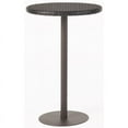 thumbnail image 1 of Noble House Dominic Table de Bar Ronde en Osier Multibrun 26 Pouces pour Extérieur, 1 of 6