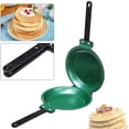 thumbnail image 4 of 2X Bricolaje Sartén Antiadherente, Sartén de Doble Cara Sartén Sartén para Desayuno, Cocina de Gas E Inducción Universal, 4 of 5