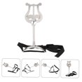 thumbnail image 4 of Minkissy 1Pack Portable Music Sheet Stand Iron Silver for Musical Instruments in Practice, 4 of 8
