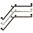 thumbnail image 2 of 1" Dia Adjustable 48" to 84" Blackout Corner Curtain Rod in Black, 2 of 3