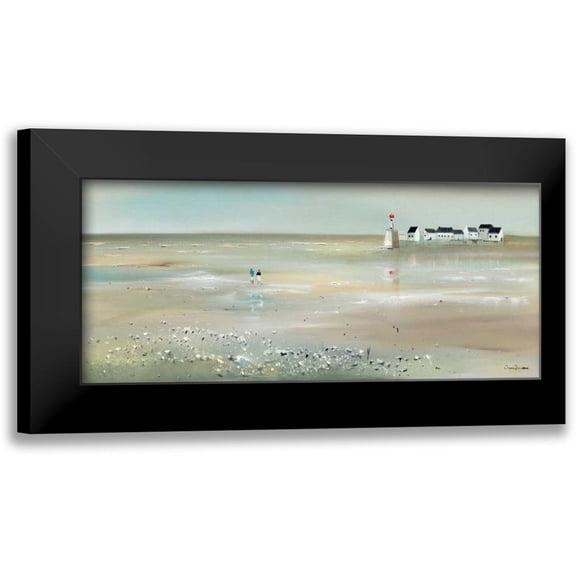 Jauneau, Jean 14x8 Black Modern Framed Museum Art Print Titled - Front line II