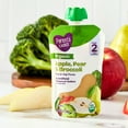 thumbnail image 3 of (12 pack) Parent's Choice Organic Stage 2 Baby Food, Apple, Pear, and Broccoli Puree, 4 oz Pouch, 3 of 11