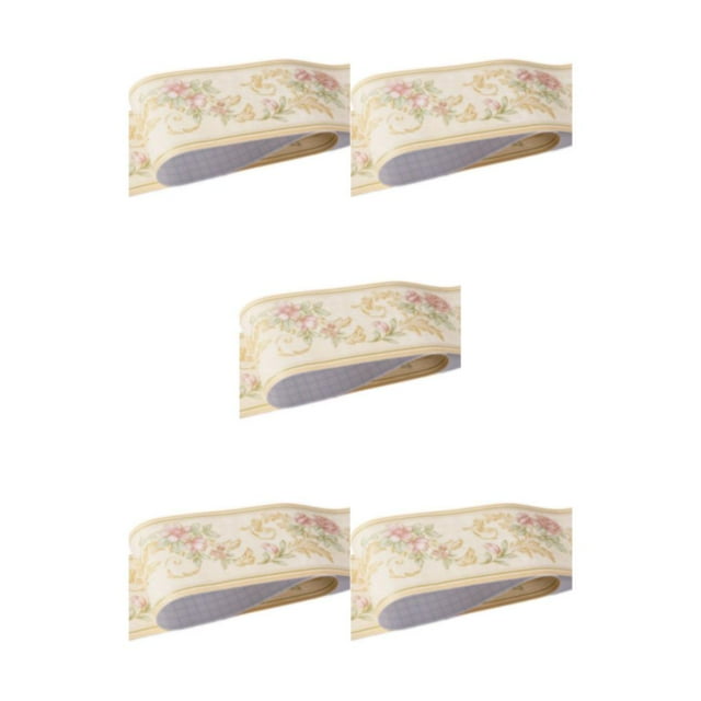 Toystoory Adhesivo de esquina de pared con borde de PVC multicolor, adhesivo de moda Retro en la parte posterior, súper fuerte y estable, Type2 NO2