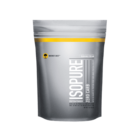 Isopure Zero Carb Protein Powder, Banana Cream, 50g Protein, 1 (Best Protein To Take Before Bed)