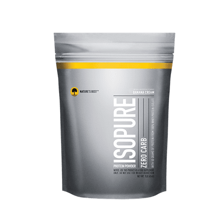 - Isopure Zero Carb Protein Powder, Banana Cream, 50g Protein, 1 Lb