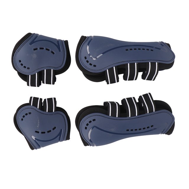 4PCS Horse Leg Protector Open Front Fetlock Boot Breathable Protective Horse Tendon Boots For Riding Shock Absorbing Jumping Competition Protection