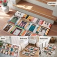 thumbnail image 6 of Puerto Rico Large Area Rugs for Bedroom Living Room, Soft Non Slip Carpet Bedside Rug, Vintage Boho Style Door Gates Rectangular Floor Cover Kitchen Accent Rug 2'x3' for Dining Room/Office, 6 of 9