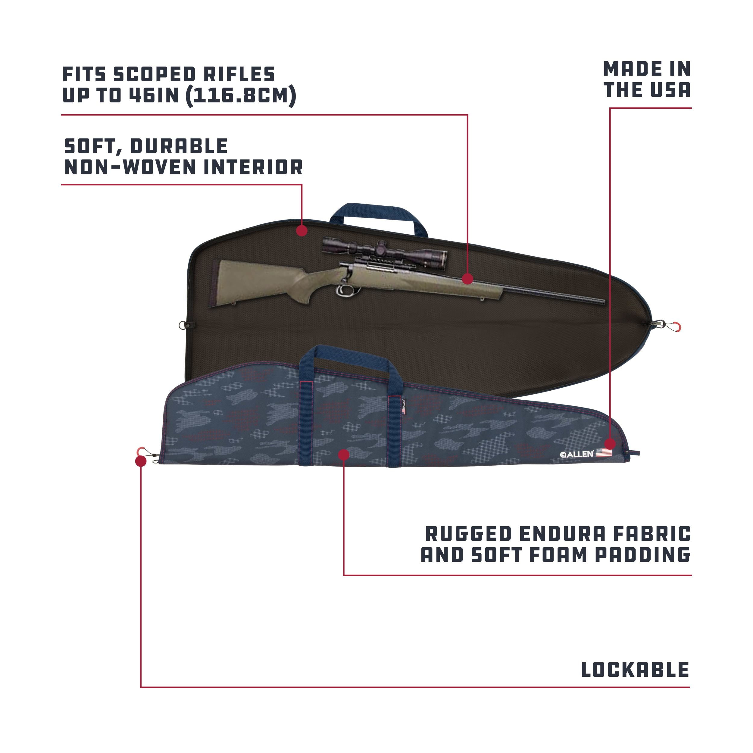 Allen Company 46" Patriot Rifle Case, Patriotic Camo