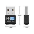 thumbnail image 2 of Tarjeta de red 150Mbps Wireless Free Driver Mini WiFi Adaptador USB para PC de escritorio, 2 of 6