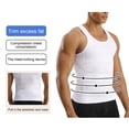 thumbnail image 6 of QSAWXQZ Men's Seamless Compression Tank Tummy Control Crew Neck Sleeveless Slim Body Shaper M, 6 of 8