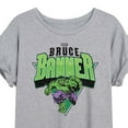 thumbnail image 3 of Marvel Hulk - Bruce Banner - Women's Oversized Graphic T-Shirt, 3 of 5