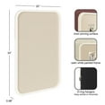 thumbnail image 5 of Kate and Laurel Hutton Transitional Wall Pinboard, 20 x 30, White, Modern Rounded Rectangle Wall Organizer for Use as Cork Board, Vision Board, or Bulletin Board, 5 of 8