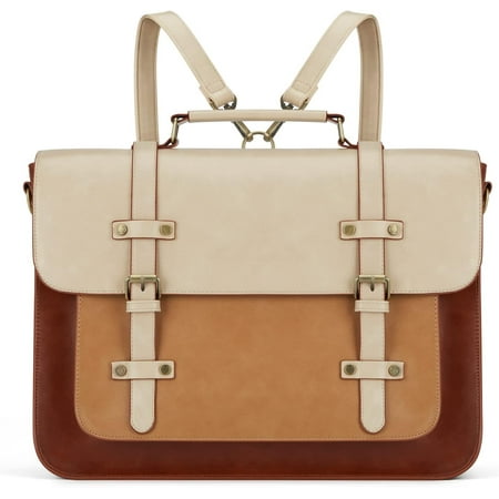 Laptop Bag for Women Vegan Leather Messenger Bag Fashion Briefcase Computer Satchel Bag
