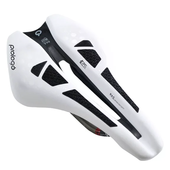 Prologo Dimension TRI CPC TIROX Rail Triathlon Time Trial Saddle 143mm , White, PR3107