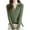 Green, variant on Pincandy Womens Sweaters Polo V Neck Cable Knit Sweater Slim Fit Dressy Casual Solid Pullover Jumper Tops Fall Winter Trendy