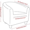 thumbnail image 2 of Sillón Sofá Funda Silla Funda Protector Muebles-Beige- Teléfono móvil Teléfono móvil Accesorios para teléfonos móviles, 2 of 5