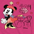 thumbnail image 3 of Disney - Mickey & Friends - Minnie Mouse in Paris - Toddler And Youth Girls Short Sleeve Graphic T-Shirt, 3 of 5