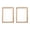 A5 Tong Wood Double, variant on Set of 2 Wood Paper Making Mold Double Layer Papermaking Frame Screen Supplies Recycled Paper Making Art