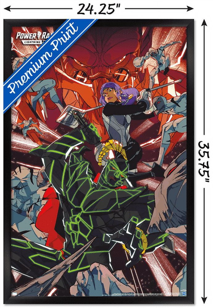 Power Rangers - Villain Wall Poster, 22.375" x 34", Framed