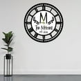thumbnail image 4 of Craftnamesign Custom Name Large Metal Wall Clock For Home Business Wall Decor, 4 of 4