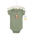 thumbnail image 2 of Hudson Baby Cotton Bodysuits, Forest Fox, 12-18 Months, 2 of 5