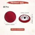 thumbnail image 3 of Uxcell Kits de Botones Cubiertos [10 piezas] - Fabricante de Botones de Tela para Reemplazo y Reparación de Sombreros - [Rojo - 0.6 PULGADAS], 3 of 6