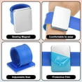 thumbnail image 4 of Uxcell 2pcs Magnetic Pin Holder Wristband Wrist Sewing Pincushion Silicone Strap Bracelet for Sewing Quilting Hair Clips, Blue, 4 of 6