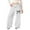 White, variant on Shadoumai Girls Printed Athletic Pants Soft Casual Joggers Elastic Waistband For Play Everyday Wear Comfortable Kids Activewear