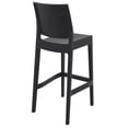 thumbnail image 3 of Compamia Siesta Maya Tabouret de Bar en Résine 29,5 Pouces Noir, 3 of 8