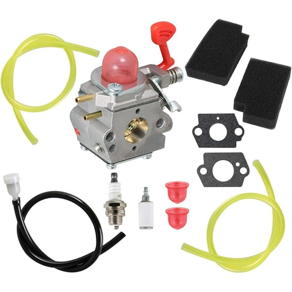 labwork 545081855 Carburetor Replacement for Poulan Pro BVM200VS PP320 P325 XLB GBV 325 Blower with Fuel Line Air Filter