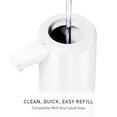 thumbnail image 4 of Simplehuman Distributeur de Savon Liquide à Capteur Automatique Rechargeable Sans Contact de 9 oz, Acier Blanc, 4 of 7