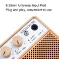 thumbnail image 3 of Portable Bass Amplifier, 10W Guitar Practice Amplifier Separate Volume Control  for Daily Playing, 3 of 7