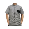 thumbnail image 1 of MEN'S NYLON TASLON WOVEN SHIRT W/ SNAP BUTTON, CHEST POCKET & MESH OVERLAY & GROMMET, 1 of 3