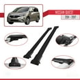 thumbnail image 3 of Compatible with Nissan Quest 2011-2017 FLY Model Car Roof Rack Cross Bar Black Aluminium 2 Bars, 3 of 8