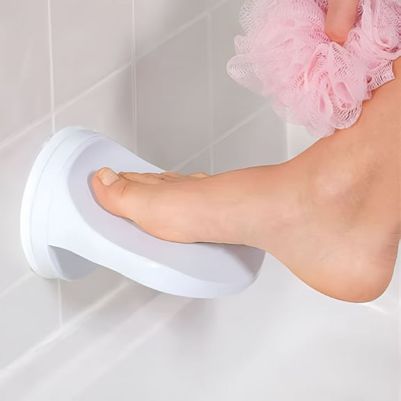 XIBUFE 2026 New Shower Foot Rest Shaving Corner Foldable Step Wall Bath Shelf Non-Washing Folding Fold Showers Ledge Legs Stool