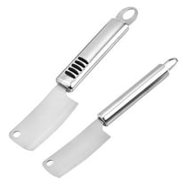 MUSEYA 2Pcs Silver Stainless Steel Chopping and Butter for Home and Restaurant